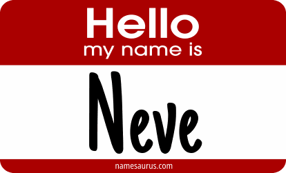 Hello my name is Neve png download