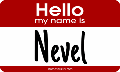 Hello my name is Nevel png download