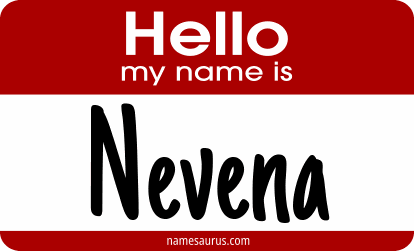 Hello my name is Nevena png download