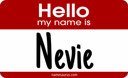 Hello my name is Nevie png download