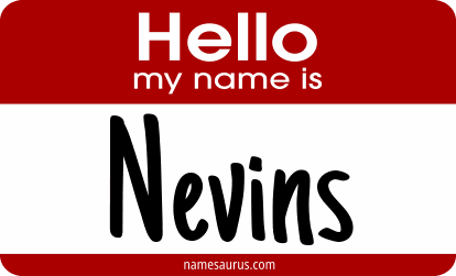 Hello my name is Nevins png download