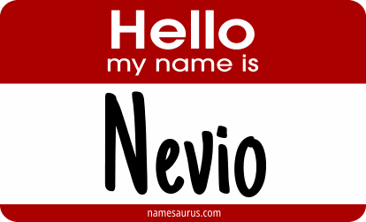 Hello my name is Nevio png download