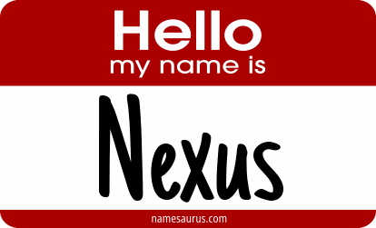 Hello my name is Nexus png download