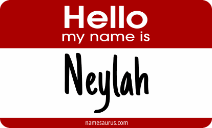 Hello my name is Neylah png download