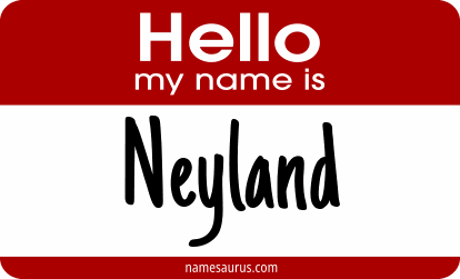 Hello my name is Neyland png download