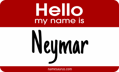 Hello my name is Neymar png download