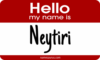 Hello my name is Neytiri png download