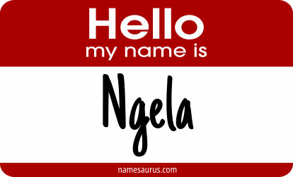Hello my name is Ngela png download