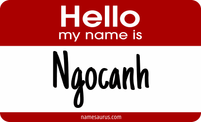 Hello my name is Ngocanh png download