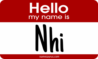 Hello my name is Nhi png download