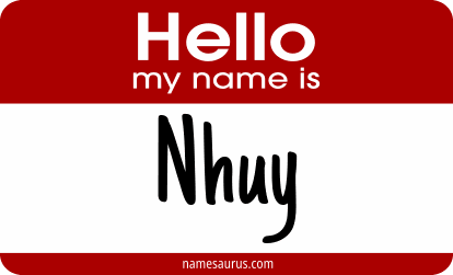 Hello my name is Nhuy png download