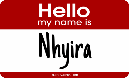 Hello my name is Nhyira png download