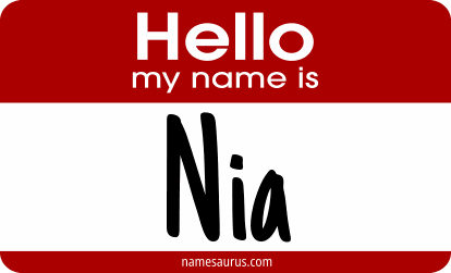 Hello my name is Nia png download