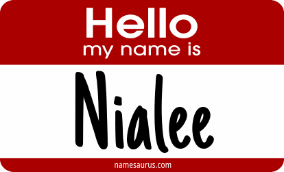 Hello my name is Nialee png download