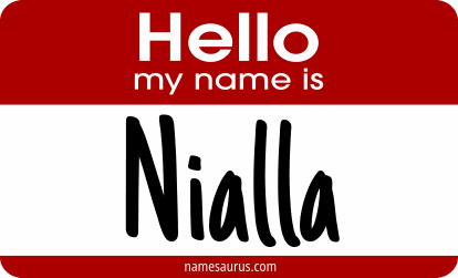 Hello my name is Nialla png download