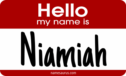 Hello my name is Niamiah png download