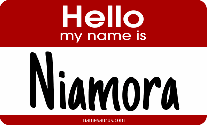 Hello my name is Niamora png download