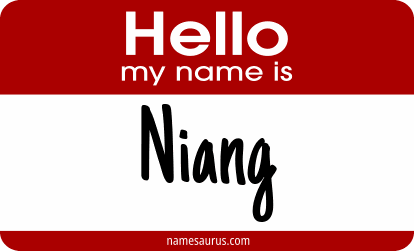 Hello my name is Niang png download