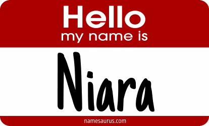 Hello my name is Niara png download