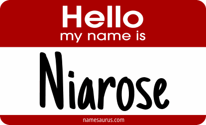 Hello my name is Niarose png download