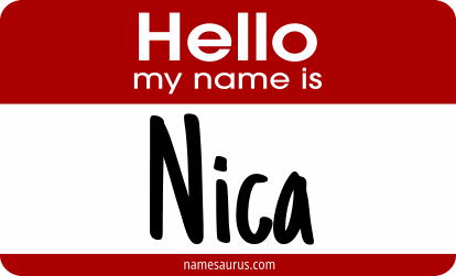 Hello my name is Nica png download