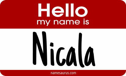 Hello my name is Nicala png download