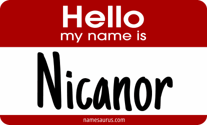 Hello my name is Nicanor png download