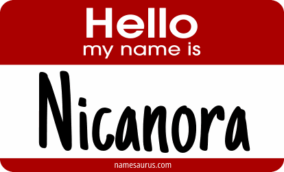 Hello my name is Nicanora png download