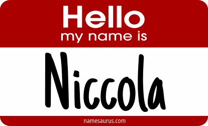 Hello my name is Niccola png download