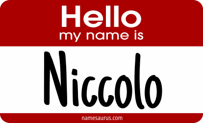 Hello my name is Niccolo png download