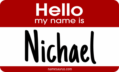 Hello my name is Nichael png download