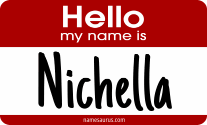 Hello my name is Nichella png download