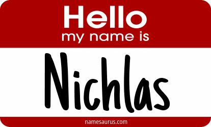 Hello my name is Nichlas png download