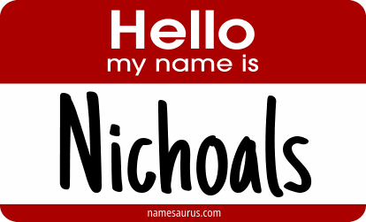 Hello my name is Nichoals png download