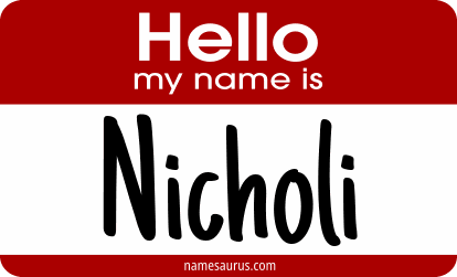 Hello my name is Nicholi png download