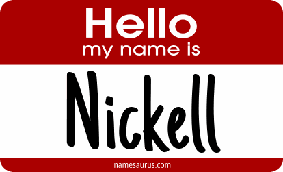 Hello my name is Nickell png download