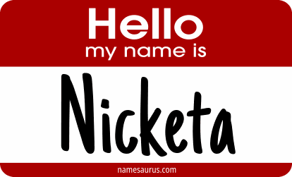 Hello my name is Nicketa png download