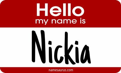 Hello my name is Nickia png download