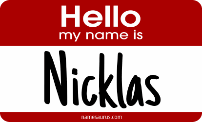 Hello my name is Nicklas png download