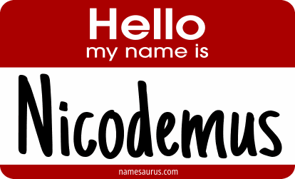Hello my name is Nicodemus png download
