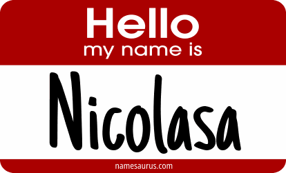 Hello my name is Nicolasa png download