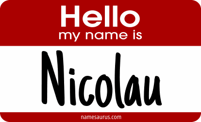 Hello my name is Nicolau png download