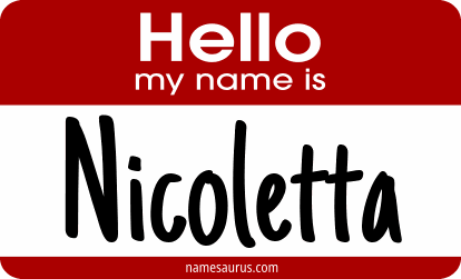 Hello my name is Nicoletta png download