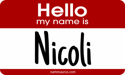 Hello my name is Nicoli png download