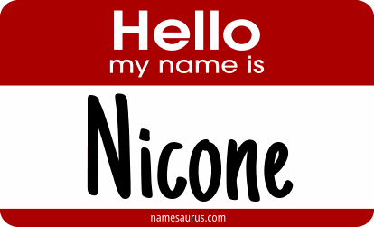 Hello my name is Nicone png download