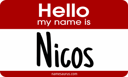Hello my name is Nicos png download