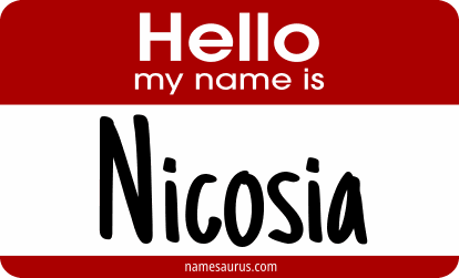 Hello my name is Nicosia png download