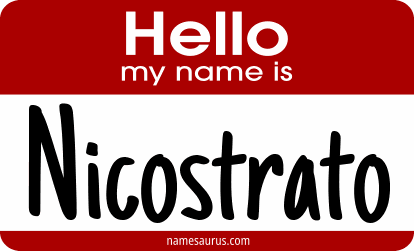 Hello my name is Nicostrato png download