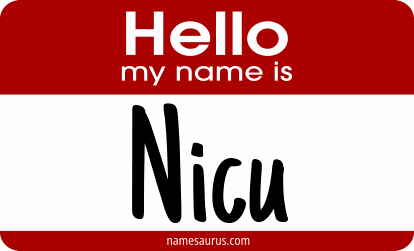 Hello my name is Nicu png download