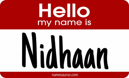 Hello my name is Nidhaan png download